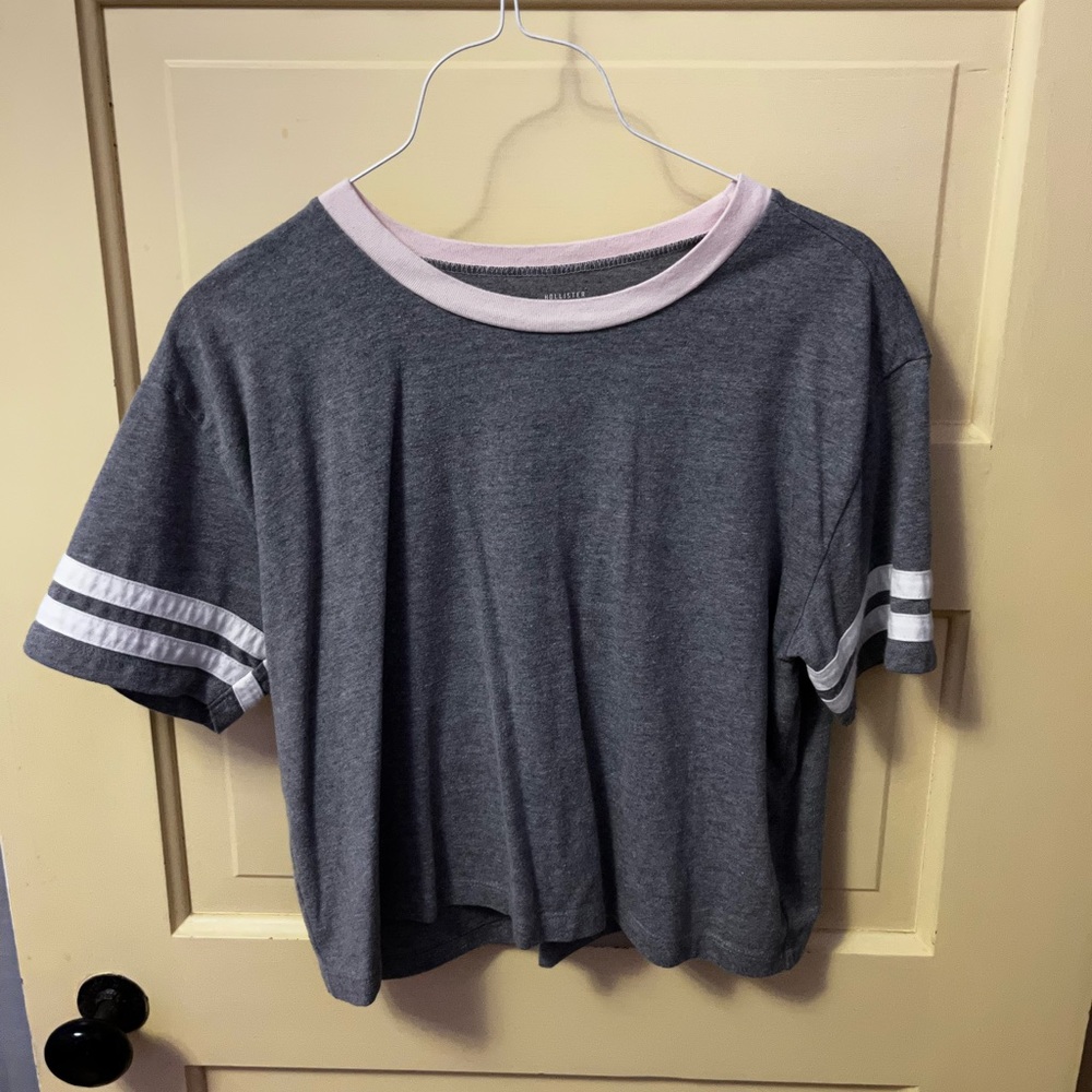 Hollister grey baby tee